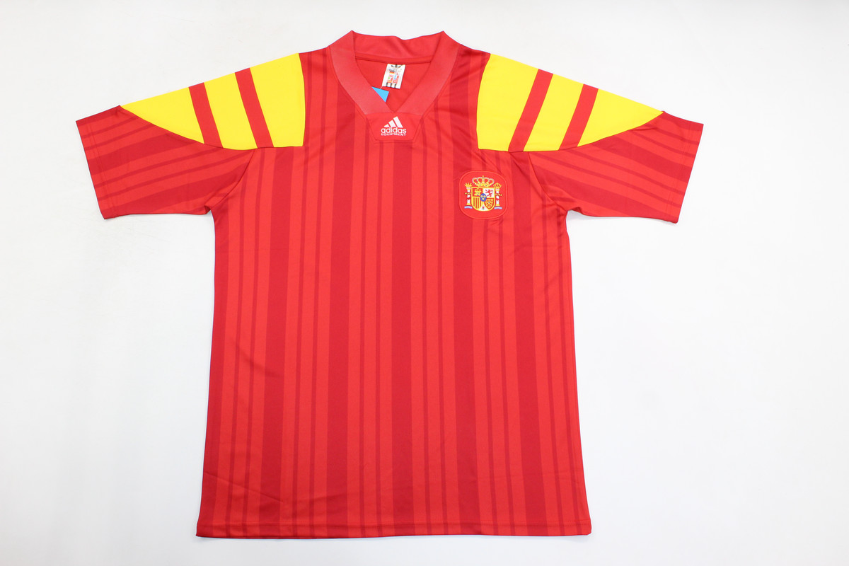 AAA Quality Spain 92/94 Home Soccer Jersey